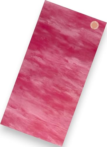 Sandras-Bastelladen - Multicolor - Kerzen Verzierwachsplatten - 200 x 100 x 0,5mm Fuchsia Marmoriert von Sandras-Bastelladen