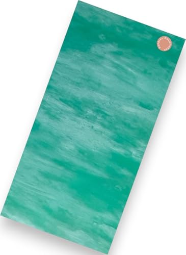 Sandras-Bastelladen - Multicolor - Kerzen Verzierwachsplatten - 200 x 100 x 0,5mm Mint Marmoriert von Sandras-Bastelladen