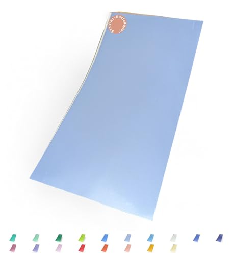Sandras-Bastelladen - Pearl - Kerzen Verzierwachsplatte - 200 x 100 x 0,5mm Pastellblau von Sandras-Bastelladen
