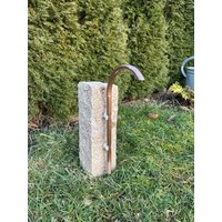 Brunnen-Einlauf Kupfer An Granitstele, Brunnenbogen, Wasserspeier, Schwanenhals, Wasserhahn, Auslauf, Zierbrunnen, Wasserspiel, Gartenbrunnen Brunnen-Einlauf Kupfer An Granitstele, Brunnenbogen, Wasserspeier, Schwanenhals, Wasserhahn, Auslauf, Zierbrunnen, Wasserspiel, Gartenbrunnen von SandsteinundGarten