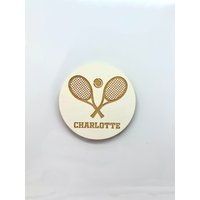 Tennis Magnet | Personalisierter Tennisspieler Geschenk Für Sportteams von SanduskyWoodcraft