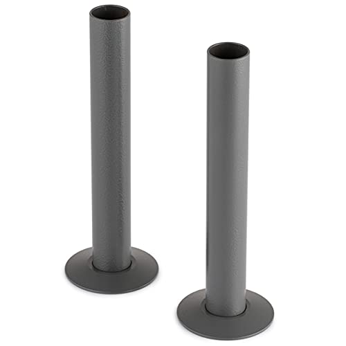 Sandy Beach Anthrazit Heizkörper-Rohrabdeckungen - Heizkörper-Rohrabdeckungen Anthrazitgrau - Heizkörper-Rohrabdeckungen Grau - Rohrmanschetten - Graue Heizkörper-Rohrabdeckungen (130mm x 18mm) von Sandy Beach