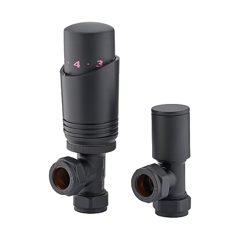 Schwarze Heizkörperventile - Schwarze Winkelheizkörperventile, TRV Heizkörperventil, Schwarzer Heizkörper, Thermostatisches Heizkörperventil, Anthrazit Heizkörperventile mit Lockshield Ventil (15mm) Schwarze Heizkörperventile - Schwarze Winkelheizkörperventile, TRV Heizkörperventil, Schwarzer Heizkörper, Thermostatisches Heizkörperventil, Anthrazit Heizkörperventile mit Lockshield Ventil (15mm) von Sandy Beach