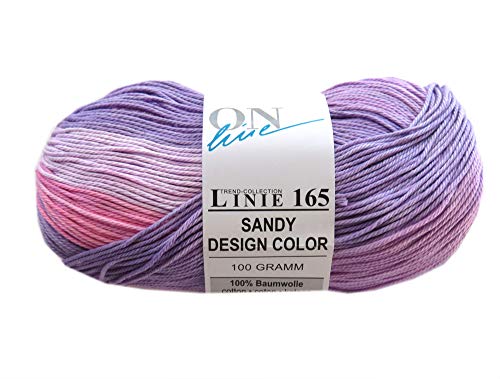 Sandy Design Color Linie 165- Violettmeliert 306 von Sandy