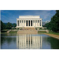 Lincoln Monument, Washington Dc, Fotografie Leinwand, Landschaftsdruck, Leinwand Wand Kunst, Dekor Für Haus, Wohnzimmer, Schlafzimmer, Büro von SandyDobbsPhoto