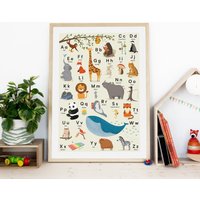Abc Poster, Tieralphabet - Din B2 von SandyLohss