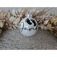 Personalisierte Christbaumkugeln Aus Glas in Verschiedenen Farben | 6cm Durchmesser Persönliches Weihnachtsgeschenk von SandysWerk
