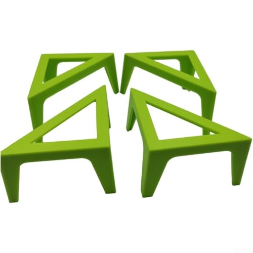 4er-Pack Leinwandständer mit tragbaren Erhöhungen, die Stabilität und sichere Unterstützung für Acryl zum Ausgießen von Gemälden in verschiedenen Kunstumgebungen bieten (grün) von Sandyseptember