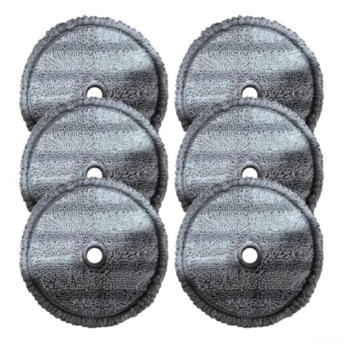 6 Ersatz Wischpads Tücher für A9 für Dampfreiniger Tuch Roboter Staubsauger mit Reinigungssystem und wiederverwendbarem Design für Haushaltsböden von Sandyseptember