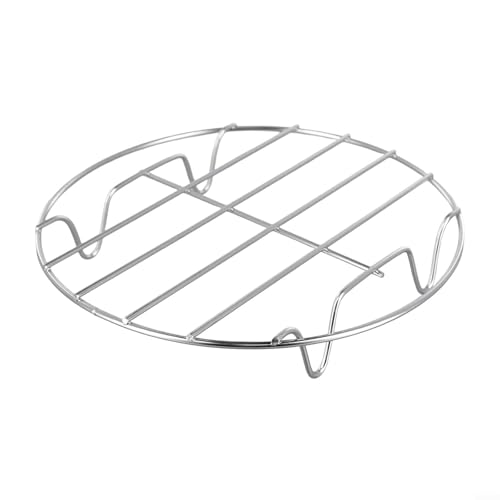 Air Fryer Accessory Grill Rack Single Layer Stainless Steel Tray Fits 6 10 Inch Air Fryers for Home and Outdoor Use (20.3 cm) von Sandyseptember