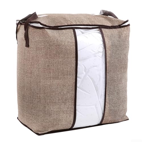 Atmungsaktive Vliesstoff-Aufbewahrungstasche mit verstärkten Griffen, bietet reichlich Platz für die Organisation von Bettwäsche und einfachen Transport (B) von Sandyseptember