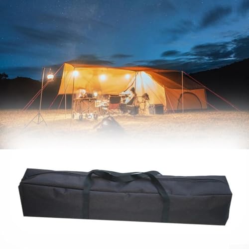 Aufbewahrungstasche aus Oxford-Stoff für langlebige Konstruktion und platzsparendes faltbares Design, geeignet für Zeltstangen, Angelruten, Kameraständer und Outdoor-Aktivitäten (70 x 20 x 20 cm) von Sandyseptember