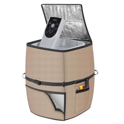 Aufblasbare Heizungspumpenabdeckung mit 600D Oxford-Gewebe und Aluminiumfolien-Schicht, wasserdichtes Material mit Schnallenriemen, um Verschiebung bei Wind zu verhindern von Sandyseptember