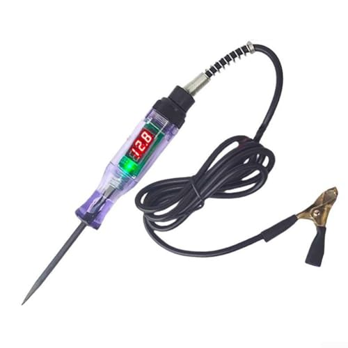 Auto Spannungsprüfer Stift 390V mit Stahlsonde und LED-Anzeige Geeignet für Auto und Motorrad Elektrische Fehlersuche von Sandyseptember