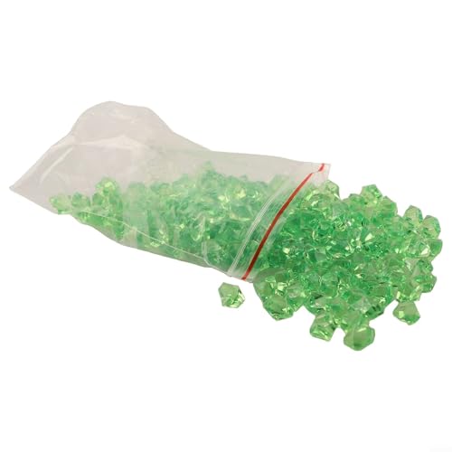 Dekorative Acryl-Steine für Vasen und Aquarien, ideal für Feiern, Grasgrün, 150 Stück von Sandyseptember