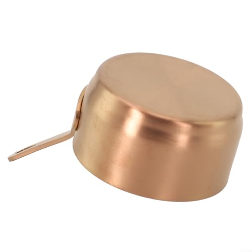 Edelstahl 100 ml Saucenpfanne mit langem Griff für sichere und bequeme Verwendung (Bronze M) von Sandyseptember