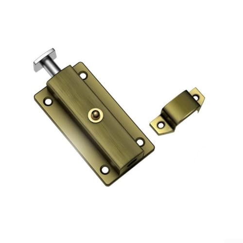 Edelstahl-Federbolzen mit automatischer Verriegelung für Verteilerkasten, geeignet für Gewerbe- und Wohnsicherheit (10,2 cm) von Sandyseptember