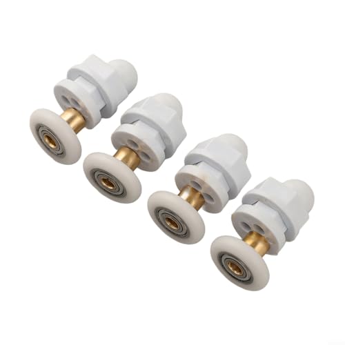 Effizientes Duschtürrollen für 8 mm Glastüren, 4 Stück, Raddurchmesser 19 mm, 23 mm, 25 mm, 27 mm, 29 mm, schnelle und einfache Installation (23 mm) von Sandyseptember
