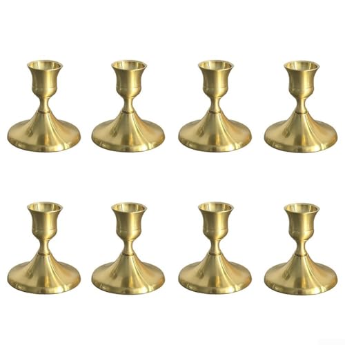 Eleganter Kerzenhalter aus Eisen, Vintage-Design, für Hochzeiten und zur Verbesserung der Atmosphäre zu Hause, 8 Stück von Sandyseptember