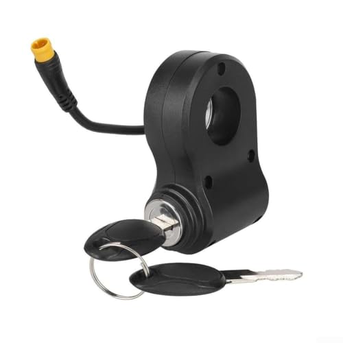 Elektrorollerschloss mit automatischer Identifikation für Kukirin G2 Pro mit ergonomischem Griff und verbesserter Kompatibilität (Gelb) von Sandyseptember