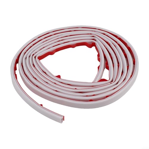 Energieeffizienter D-Form-Zugluftstopper, entworfen, um Ihren Raum das ganze Jahr über bequem zu halten (3 Meter weiß) von Sandyseptember