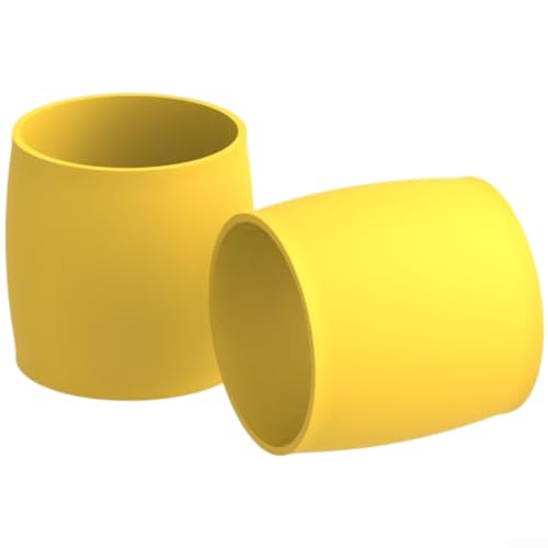 Fahrradlenkerband Endfixierungsband aus Silikon, sorgt für dichte Umwicklung und Wetterbeständigkeit für Rennräder (Gelb) von Sandyseptember