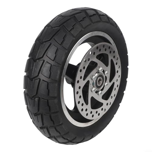 Für Elektro-Scooter Vollreifen 10x2 70 6 5 Vollrad mit Scheibe, ideal für Offroad-Erkundung (Reifen + Scheibenbremsen) von Sandyseptember