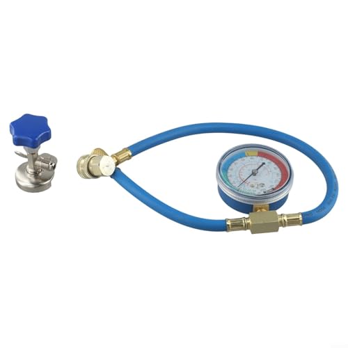 Für R134A Fahrzeug-AC-Laderohr mit Manometer-Adapter und Schlauch für einfaches Aufladen der Klimaanlage von Sandyseptember