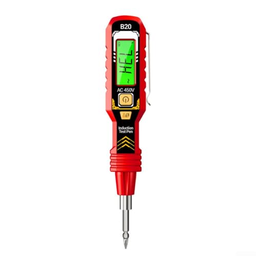Für Spannungsprüfer für sichere elektrische Anwendungen mit digitalem Bildschirm und automatischer Abschaltfunktion (rot) von Sandyseptember