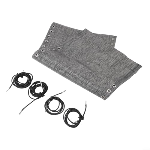 Funktionales Strandkorb-Reparatur-Set mit dickem Stoff und elastischen Seilen (dunkelgrau) von Sandyseptember