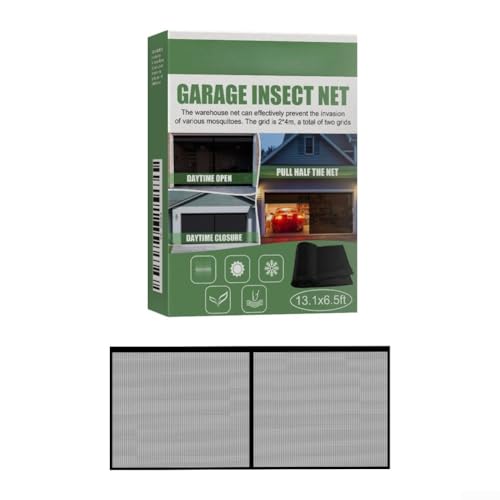Garagengitter Tür Einziehbares Netz für Garage, Terrasse, Werkstatt mit Händeeinstieg und Insektenschutz, Polyethylen-Konstruktion Garagengitter Tür Einziehbares Netz für Garage, Terrasse, Werkstatt mit Händeeinstieg und Insektenschutz, Polyethylen-Konstruktion von Sandyseptember