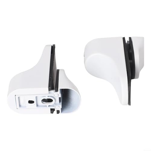 Glas-Regalhalterungen, 4 Stück, verstellbare Wandhalterungen für verschiedene Regalmaterialien (weiß) von Sandyseptember