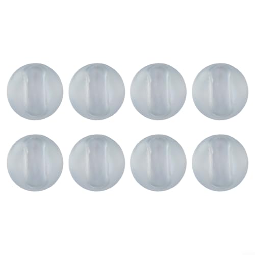 Haarnadel-Beinschoner für Möbelfüße, rutschfeste PVC-Abdeckungen, 8 Stück, für Stuhl- und Tischbeine, schützt Böden vor Schrammen und Kratzern (transparent) von Sandyseptember