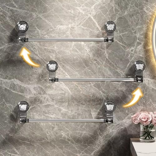 Handtuchhalter aus Edelstahl mit Saugkraft, leicht abnehmbar zum Reinigen oder Umpositionieren von Sandyseptember