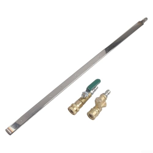 Heizkörper- und Wassertank-Reinigungswerkzeug mit 80 cm Stahlstange und Luftröhre-Schnellanschluss für Kfz-Kühlsystem-Service (D) von Sandyseptember
