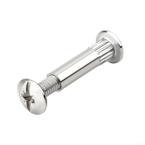 Kaltgewalzte Stahlschrauben für Kleiderschränke, 10 Stück Kombinationsverbinder (L) von Sandyseptember