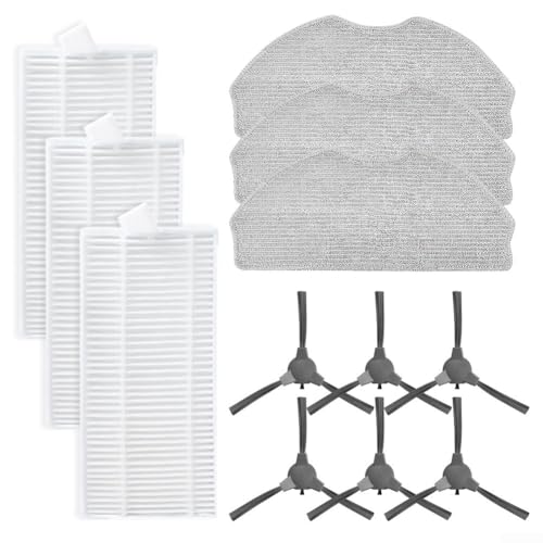 Komplettes Filterwischtuch und Seitenbürsten-Set für ROPVACNIC S1 Roboter-Staubsauger, Ersatzteile für Tipdiy G90 Betboyles V75S VIPSUN Z1 kompatible Modelle (A) von Sandyseptember