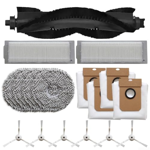 Komplettes Set mit Filtern und Wischmopp-Kleidung, perfekt passend für MiWhole M9 Pro Max Staubsauger (A) von Sandyseptember