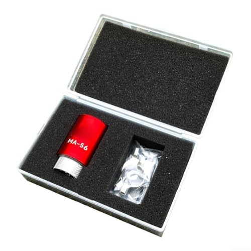 M10 Gewindestange, kompatibel mit MA56 Kurzwellen-Antennenfuß mit eloxierter Aluminiumlegierung für dauerhafte und langlebige Nutzung (MA-56 Rot) von Sandyseptember