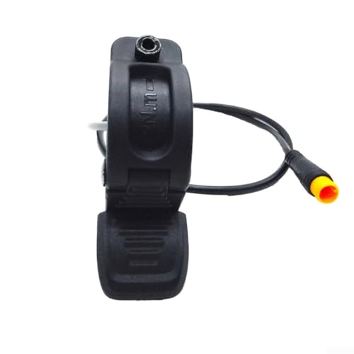 M8 Elektroroller Daumengashebel Modifikationszubehör für 22 mm Lenker, wasserdichtes Design mit mattierter Außenseite und Anti-Rutsch-Pads, passend für die meisten Hall-Sensor-Controller (SM-Ende) von Sandyseptember