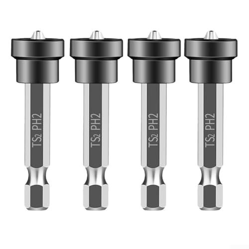 Magnetisches Gipskarton-Positionierungswerkzeug-Set mit 4 Schraubendreher-Bits für Bohraufgaben (B) von Sandyseptember