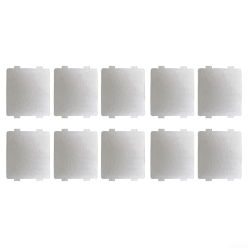 Mikrowellen-Isolierplatten, 10 Stück, hergestellt mit hitzebeständigem Glimmer für Mikrowellen-Zubehör, bietet Schutz und leicht zu schneiden (L) von Sandyseptember