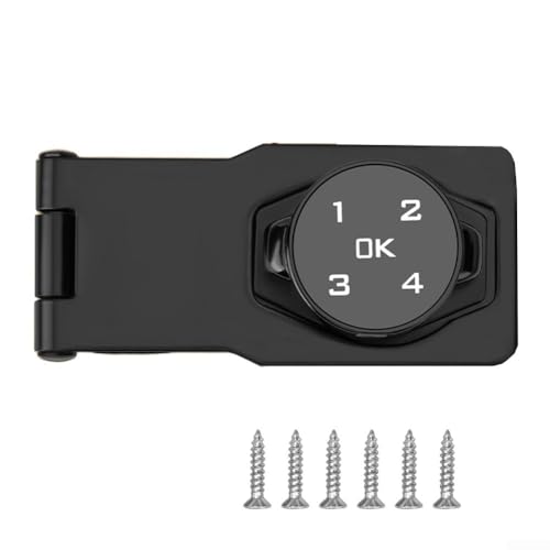 Passwort-Mechanismus-Schließfach für Küchenschränke und Kühlschränke, starke Sicherheitslösung (schwarz) von Sandyseptember