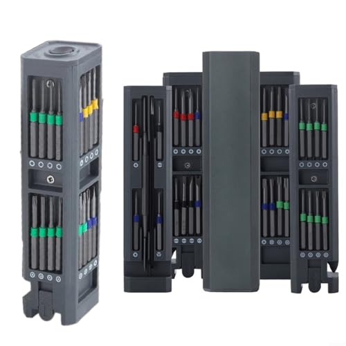 Sandyseptember 31-in-1 Magnetisches Präzisions-Schraubendreher-Set, professionelles Handy-Reparatur-Werkzeug-Set mit Chrom-Vanadium-Stahl-Bits von Sandyseptember