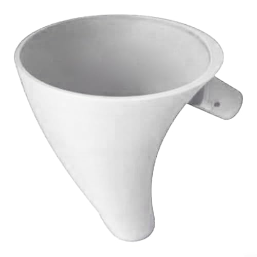 Sandyseptember EasyPour Trichter für Küchenhelfer, Rührschüsseln mit stabiler Befestigung und komfortablem Griff, um Unordnung zu unterstützen, Zutatenzusatz (weiß) von Sandyseptember