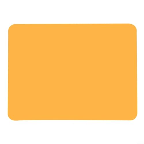 Sandyseptember Hitzebeständige Silikonmatten, rutschfeste Tischschoner, flexible Silikon-Tischsets mit rutschfester Unterseite für Zuhause, Küche (orange) von Sandyseptember