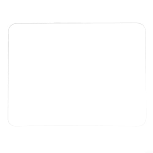 Sandyseptember Hitzebeständige Silikonmatten, rutschfeste Tischschoner, flexible Silikon-Tischsets mit rutschfester Unterseite für Zuhause, Küche (weiß) von Sandyseptember