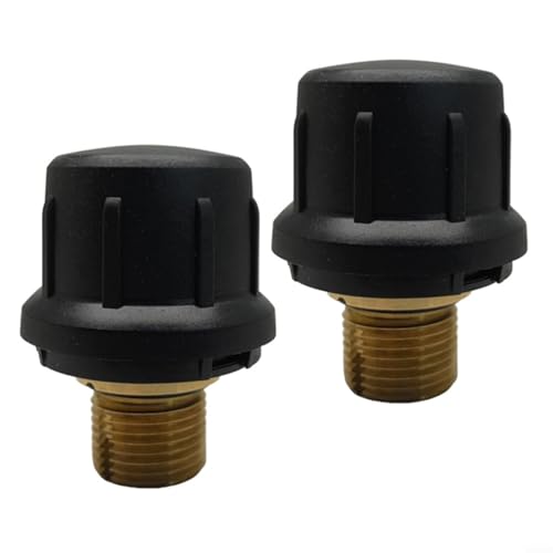 Sandyseptember Messing-Sicherheitsventil Ersatz für Kärcher SC1 SC2 CTK10 SC2D Dampfreiniger Staubsauger Teile Zubehör Tragbare Dampfmaschine Abdeckung mit Verriegelung Hohe Qualität (2 Stück) von Sandyseptember