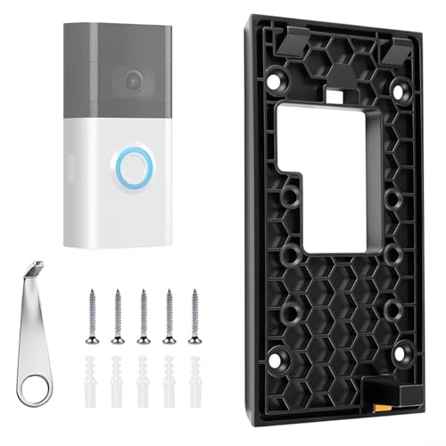 Sandyseptember Ohne Bohren für Ring-Türklingel 2024 Release Batterie Türklingel Halterung mit starkem Pad für beschädigte Installation an gestrichenen Wänden und Glas Sandyseptember Ohne Bohren für Ring-Türklingel 2024 Release Batterie Türklingel Halterung mit starkem Pad für beschädigte Installation an gestrichenen Wänden und Glas von Sandyseptember