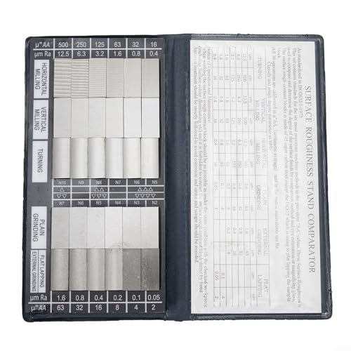 Sandyseptember Roughness Comparator Sample Block Ra0 0512 5mm With 30 Standard Gauges For Surface Analysis Sandyseptember Roughness Comparator Sample Block Ra0 0512 5mm With 30 Standard Gauges For Surface Analysis von Sandyseptember
